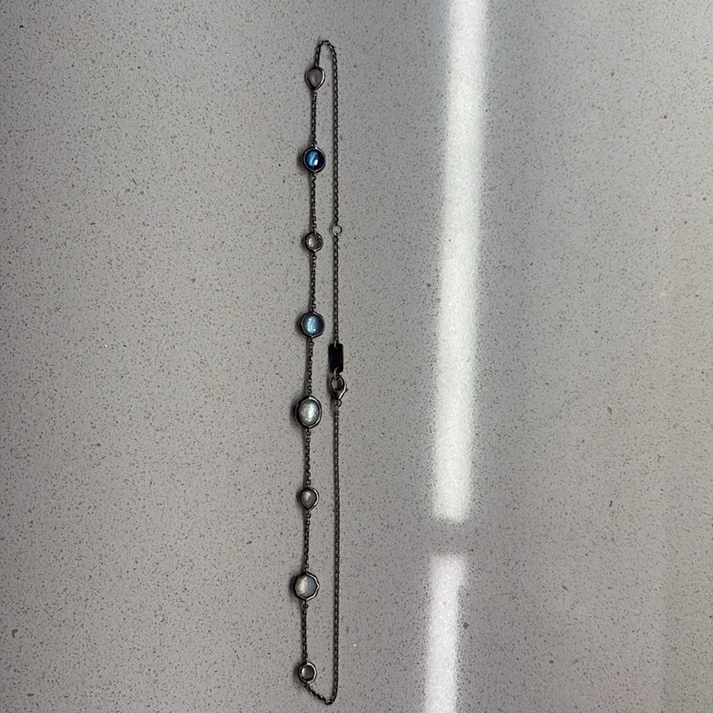 Ippolita 18” Sterling Silver multi stone necklace - Picture 2 of 6